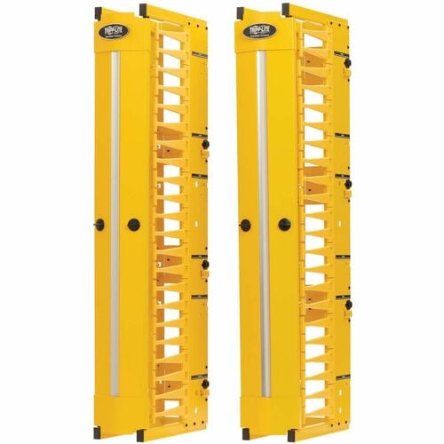 Tripp Lite by Eaton SRCABLEVRT6HDFC Cable Organizer - Finger Duct - Yellow