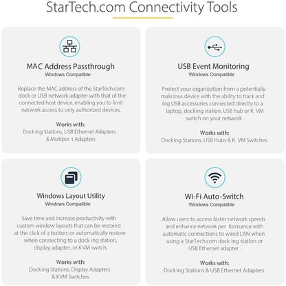 Adaptateur multiport USB-C StarTech.com, HDMI 4K 60 Hz