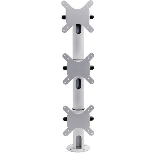 Soporte de poste Star Micronics para tableta - Blanco - Compatible con 3 pantallas - Pantalla de 22"