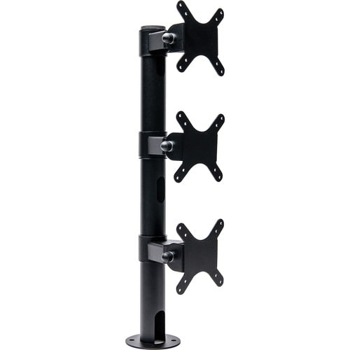 Star Micronics mUNITE TRI MOUNT BLK Mounting Pole for Tablet - Black - 3 Display