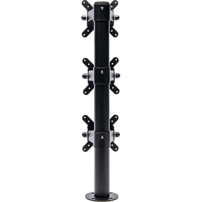 Star Micronics mUNITE TRI MOUNT BLK Mounting Pole for Tablet - Black - 3 Display