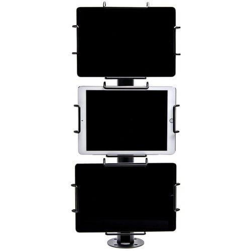 Star Micronics mUNITE TRI MOUNT BLK Mounting Pole for Tablet - Black - 3 Display