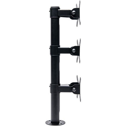 Star Micronics mUNITE TRI MOUNT BLK Mounting Pole for Tablet - Black - 3 Display