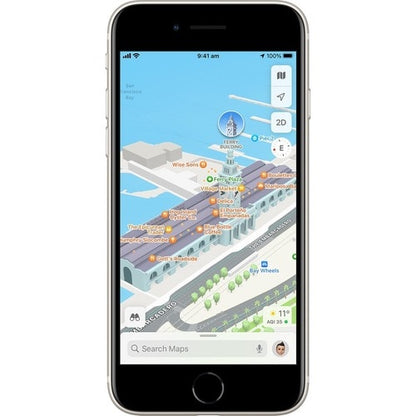 Apple iPhone SE A2595 Smartphone 64 Go - Écran LCD 4,7" HD 1334 x 750