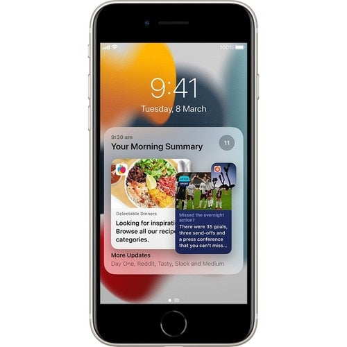 Apple iPhone SE A2595 Smartphone 64 Go - Écran LCD 4,7" HD 1334 x 750