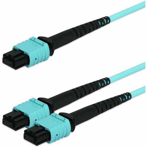 Câble complémentaire 35 m MPO/UPC vers 2xMPO/UPC Aqua OM4 LSZH 16