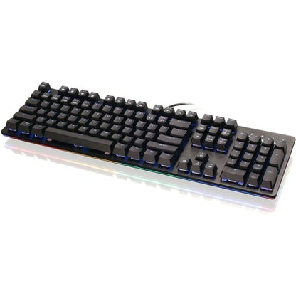 TECLADO MECÁNICO KALIBER GAMING RGB CON INTERRUPTORES MARRONES