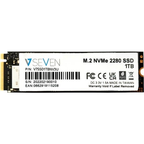 Disque SSD V7 NVME GEN3X4 M.2 NVME 3D TLC de 1 To