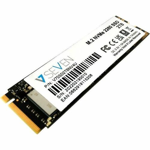 Disque SSD V7 NVME GEN4X4 M.2 NVME 3D TLC de 2 To