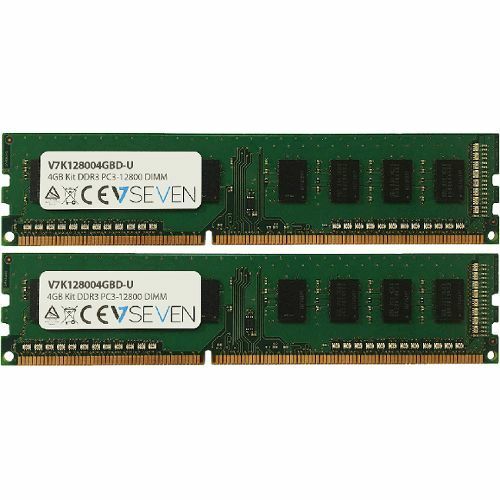 Kit de 4 Go 2 x 2 Go DDR3 PC3-12800 240 broches CL11 1600 MHz DIMM 256 x 8