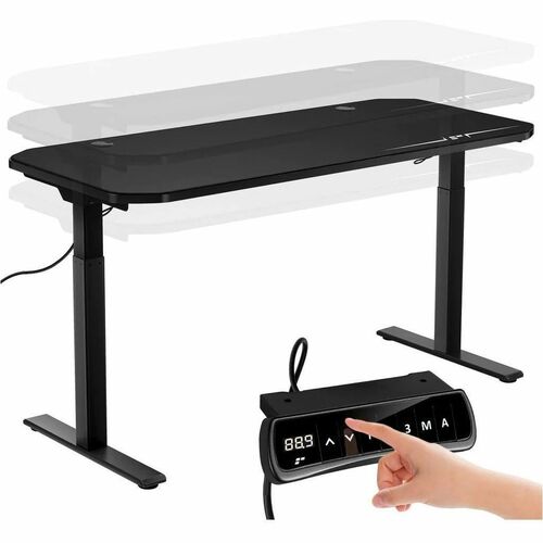 ERGOPIXEL ALTURA GAMING DESK LEGS BLACK