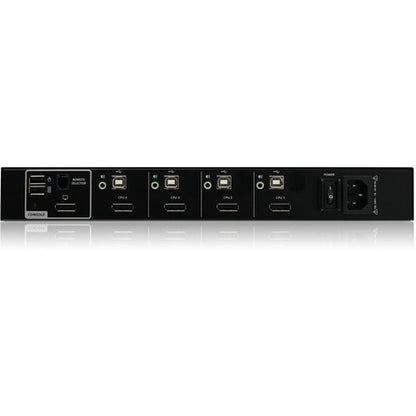 KIT DE COMMUTATION KVM UNIV SEC À 4 PORTS AVEC PORT D'AFFICHAGE SIMPLE/HDMI