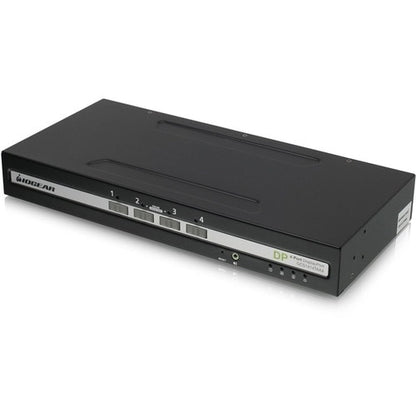 CONMUTADOR KVM DE 4 PUERTOS CON AUDIO Y VISUALIZACIÓN ÚNICA