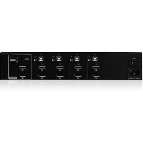 KIT DE COMMUTATION KVM UNIV SEC À 4 PORTS DOUBLE AFFICHAGE/HDMI