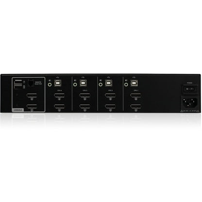 KIT DE COMMUTATION KVM UNIV SEC À 4 PORTS DOUBLE AFFICHAGE/HDMI