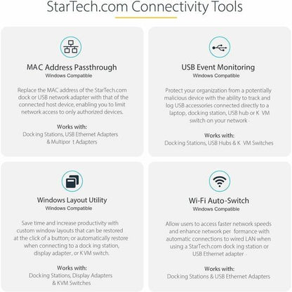 Adaptateur multiport USB-C StarTech.com, double HDMI, 4 ports