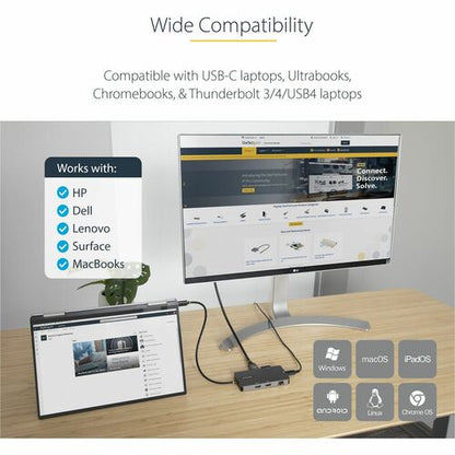 Adaptateur multiport USB-C StarTech.com, double HDMI, 4 ports