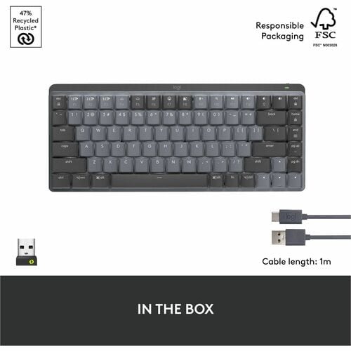 Logitech MX Mechanical Mini Minimalist Wireless Illuminated Keyboard