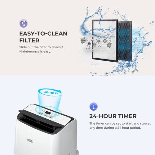 CLIMATISEUR PORTABLE INTELLIGENT 4 EN 1 BI ARIA CLIMA