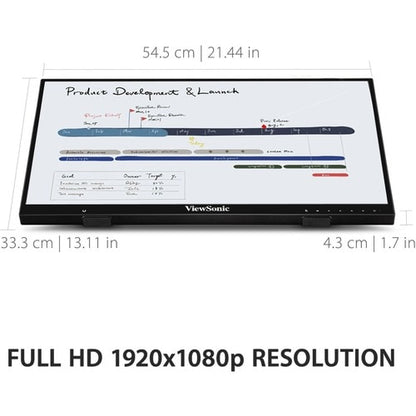 Pantalla táctil VB de 24 pulgadas ID2456 1920 x 1080 MPP 2.0 Lápiz óptico activo USB-C