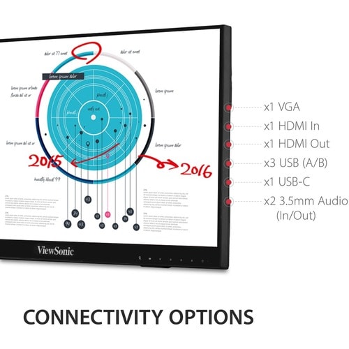 Pantalla táctil VB de 24 pulgadas ID2456 1920 x 1080 MPP 2.0 Lápiz óptico activo USB-C