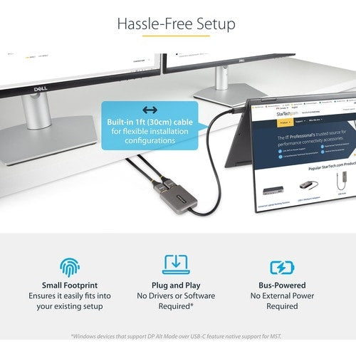 Adaptateur StarTech.com USB-C vers double HDMI