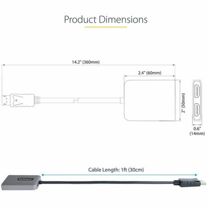 StarTech.com DP to Dual HDMI MST HUB