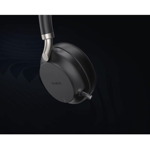 BLUETHOOTH HEADSET TEAMS BLACK W/ CHARGING STAND USB-A