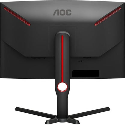AOC CQ27G3S 27\" Class WQHD Curved Screen Gaming LCD Monitor - 16:9 - Black, Red