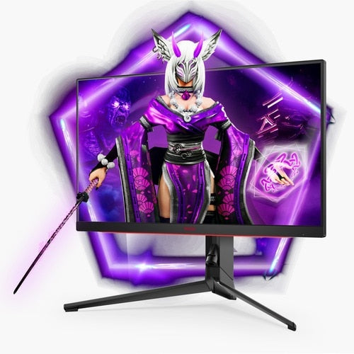 AOC AGON PRO AG274QG 27\" Class WQHD Gaming LCD Monitor - 16:9 - Black, Red