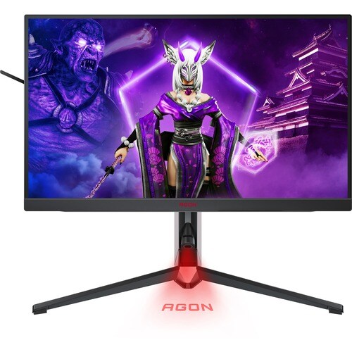 AOC AGON PRO AG274QG 27\" Class WQHD Gaming LCD Monitor - 16:9 - Black, Red