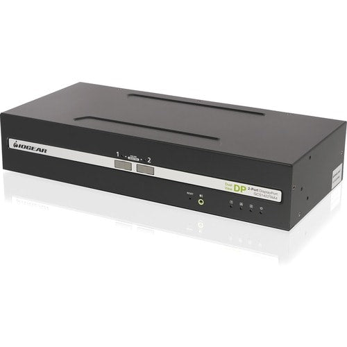 COMMUTATEUR KVM DOUBLE VUE DISPLAYPORT 2 PORTS AVEC AUDIO PP4.0 TAA