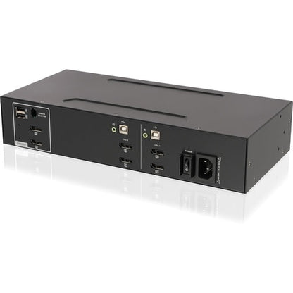 COMMUTATEUR KVM DOUBLE VUE DISPLAYPORT 2 PORTS AVEC AUDIO PP4.0 TAA