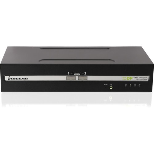 COMMUTATEUR KVM DOUBLE VUE DISPLAYPORT 2 PORTS AVEC AUDIO PP4.0 TAA