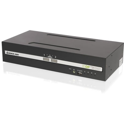CONMUTADOR KVM DE 2 PUERTOS CON VISUALIZACIÓN DOBLE, AUDIO Y SOPORTE CAC