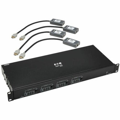 Tripp Lite by Eaton 4X4 Matrix switch - 3840 × 2160 - 4K - Twisted Pair - 4 x 4 - Display,