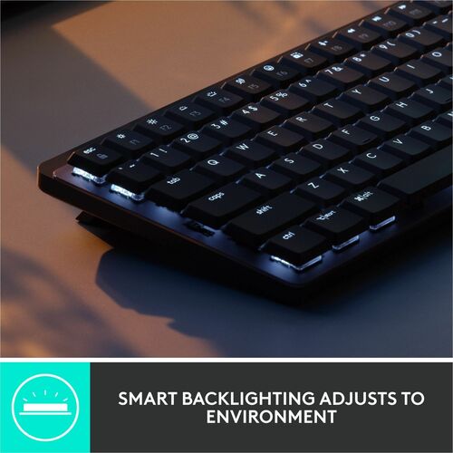 Logitech Master Series MX Clavier mécanique sans fil avec éclairage performant