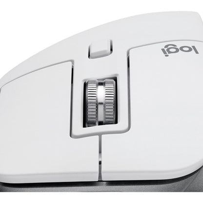 Logitech MX Master 3S Performance Wireless Mouse (Pale Grey) - Darkfield - Wireless