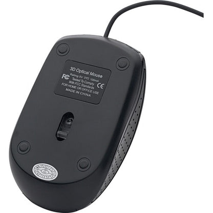 RATÓN ÓPTICO CON CABLE NEGRO MULTI MULTI 10