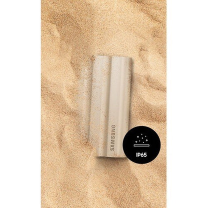 USB 3.2 GEN. 2 T7 SHIELD 1TB PORTABLE SSD - BEIGE