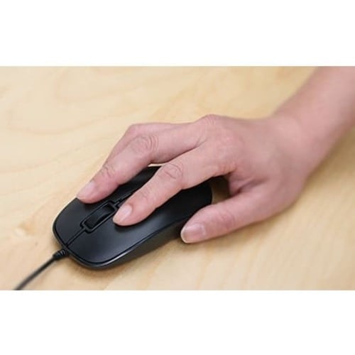 SOURIS OPTIQUE FILAIRE USB À 3 BOUTONS CONFORME À LA TAA