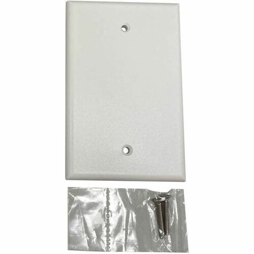 Placa de pared ciega Safe-IT de Tripp Lite by Eaton, antibacteriana, color marfil mate, TAA -