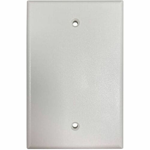 Placa de pared ciega Safe-IT de Tripp Lite by Eaton, antibacteriana, color marfil mate, TAA -