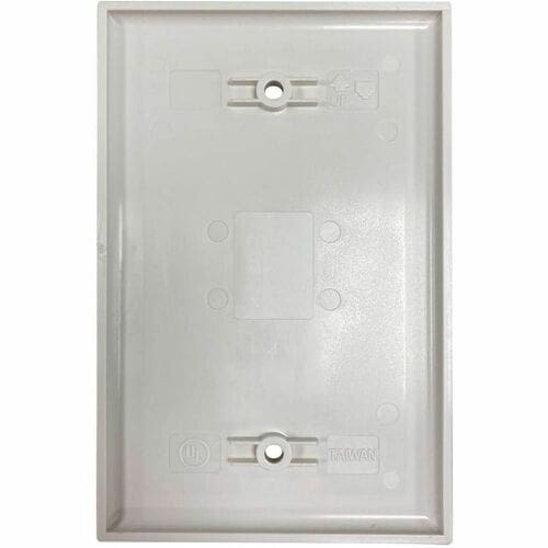 Placa de pared ciega Safe-IT de Tripp Lite by Eaton, antibacteriana, color marfil mate, TAA -