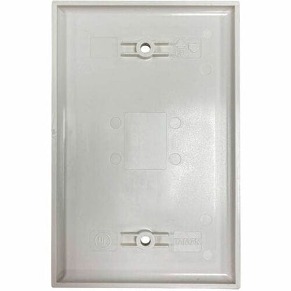 Placa de pared ciega Safe-IT de Tripp Lite by Eaton, antibacteriana, color marfil mate, TAA -