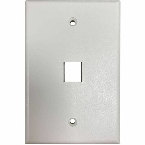 Tripp Lite by Eaton Safe-IT 1-Port Single-Gang Keystone Wall Plate, Antibacteria