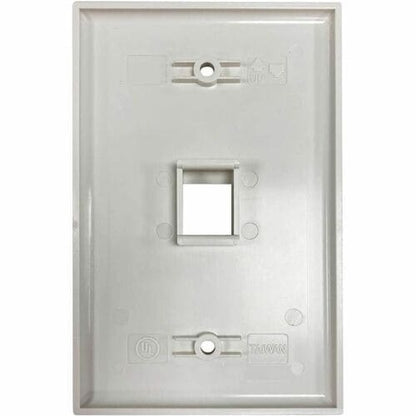 Tripp Lite by Eaton Safe-IT 1-Port Single-Gang Keystone Wall Plate, Antibacteria