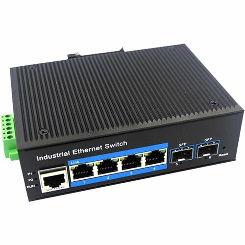 ECI Networks Industrial Gigabit POE+ Managed Switch 4*10/100/1000Tx PoE+ 30W/Port,