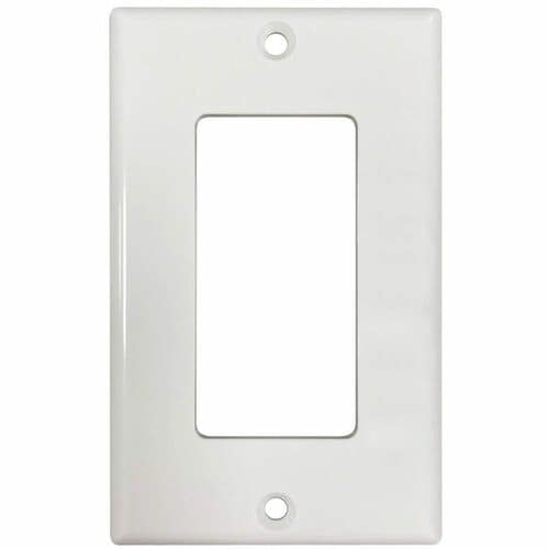 Placa de pared antibacteriana de una sola unidad Safe-IT de Tripp Lite by Eaton, estilo Decora,
