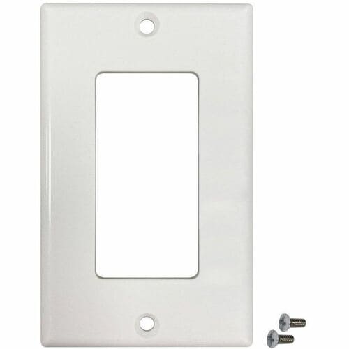 Placa de pared antibacteriana de una sola unidad Safe-IT de Tripp Lite by Eaton, estilo Decora,